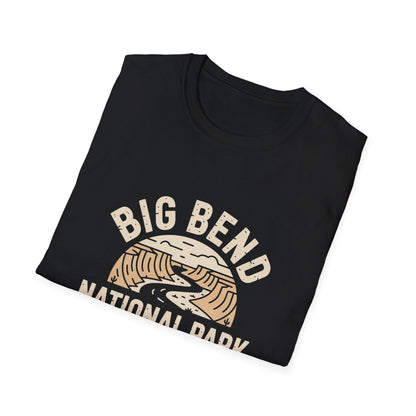 Big Bend National Park T-Shirt White Retro Design