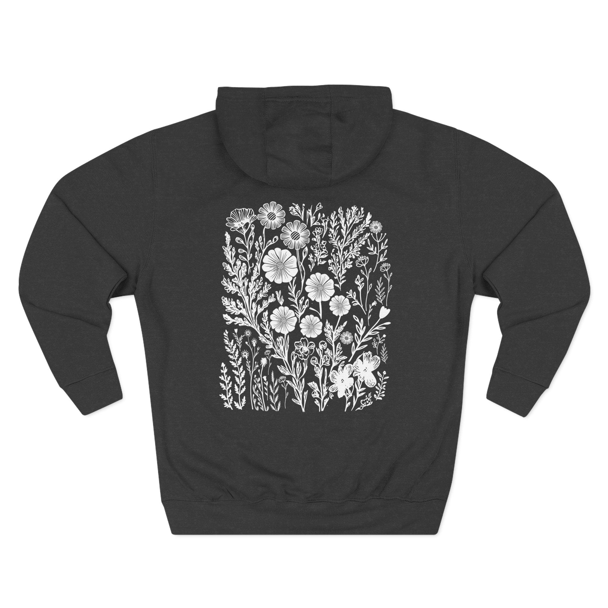 Three-Panel Fleece Hoodie