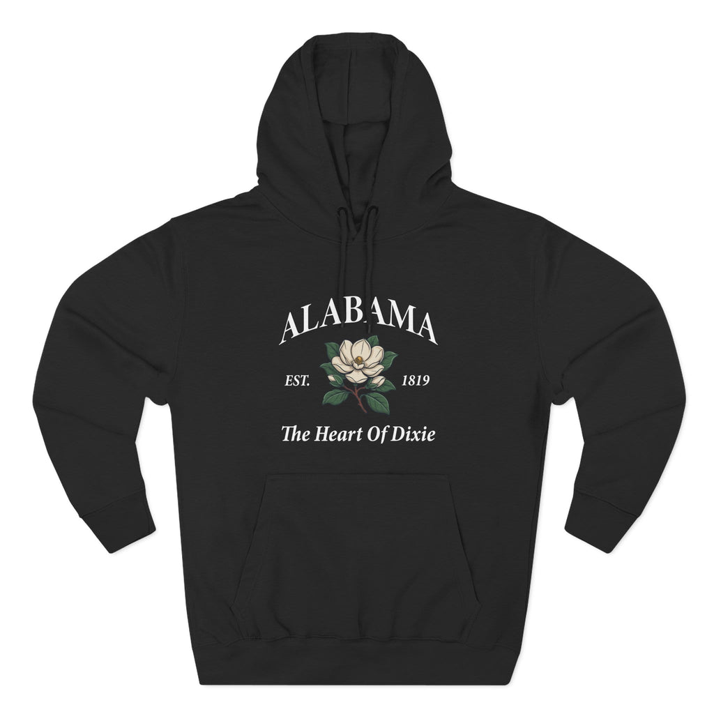 Alabama Magnolia Hoodie - Heart of Dixie Design