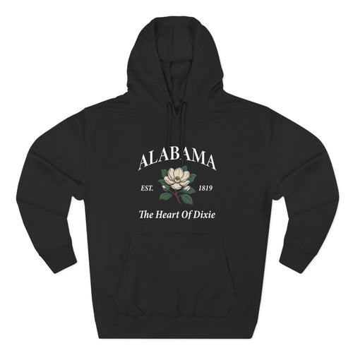 Alabama Magnolia Hoodie - Heart of Dixie Design