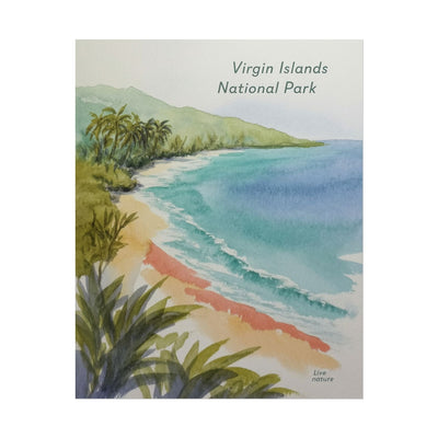Virgin Islands National Park Watercolor Art Print