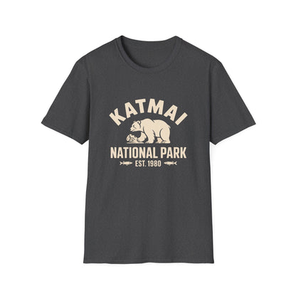 Katmai National Park Bear Graphic Unisex T-Shirt