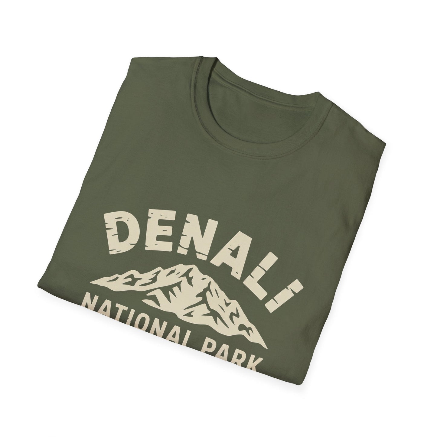 Denali National Park Logo T-Shirt - White Cotton Tee