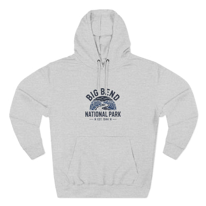 Big Bend National Park Fleece Hoodie White Design