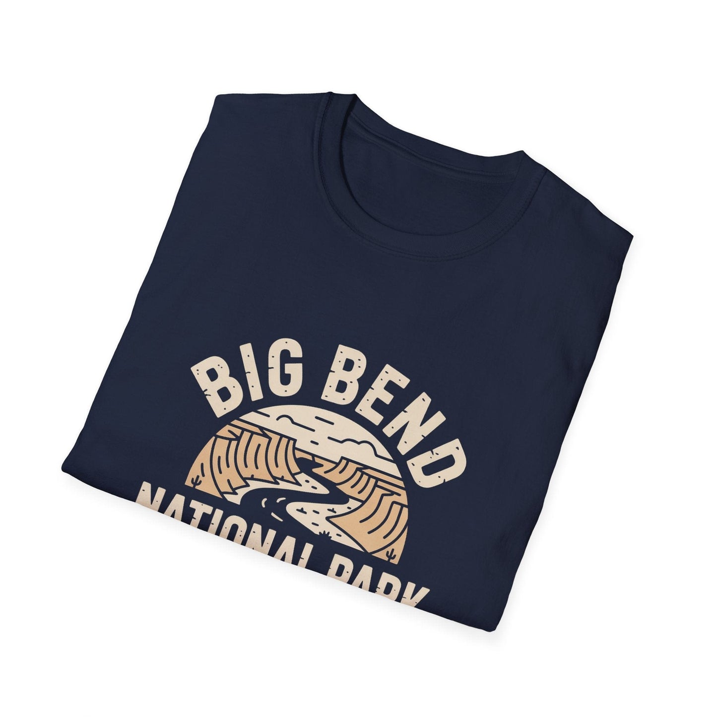 Big Bend National Park T-Shirt White Retro Design