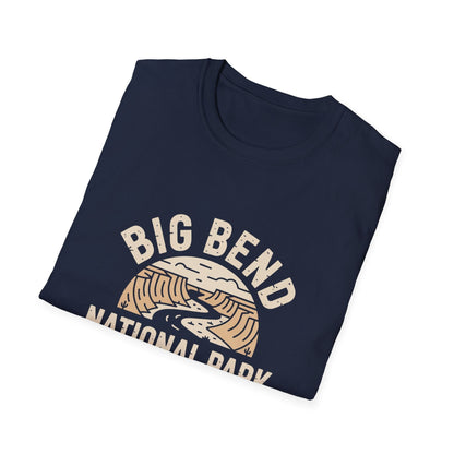Big Bend National Park T-Shirt White Retro Design