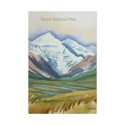 Denali National Park Watercolor Art Print