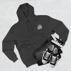 Three-Panel Fleece Hoodie - 1 (Front+Back) - Three-Panel Fleece Hoodie (Smart: Original on dark)