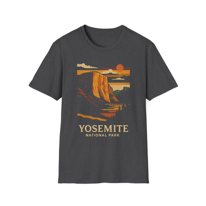 Unisex Softstyle T-Shirt - yosemite (Front Only) - Unisex Softstyle T-Shirt