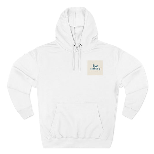 Live Nature Fleece Hoodie Ring Spun Cotton Design