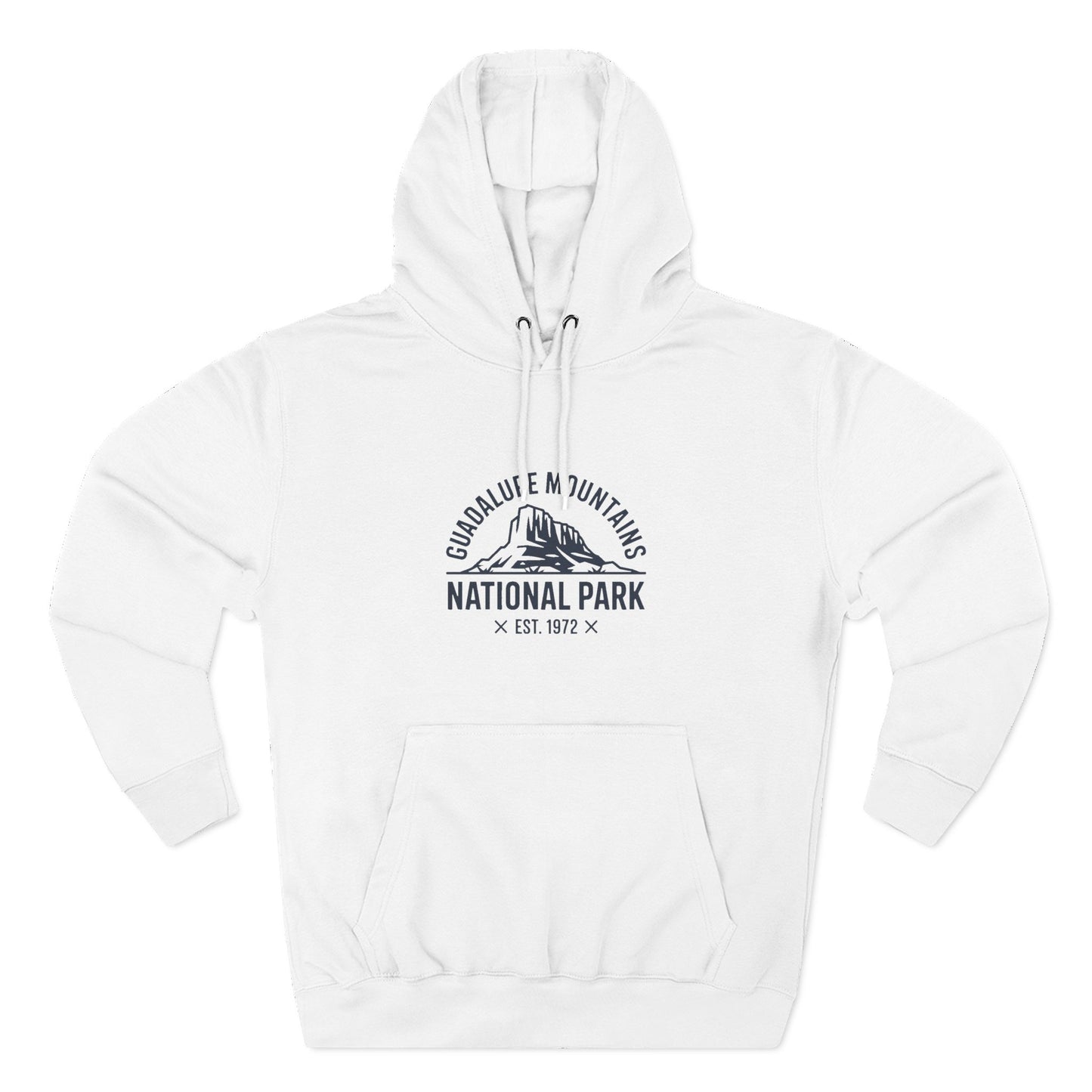 Guadalupe Mountains National Park Fleece Hoodie White
