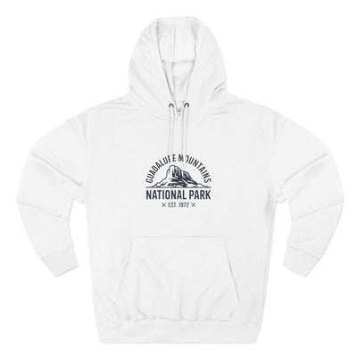 Guadalupe Mountains National Park Fleece Hoodie White
