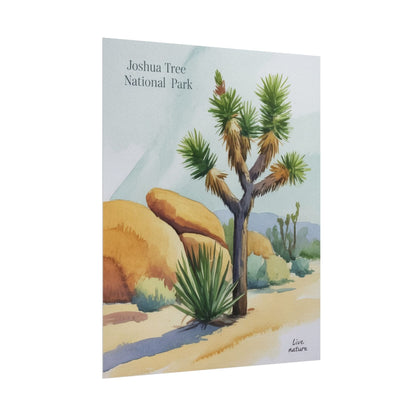 Joshua Tree National Park Watercolor Art Print