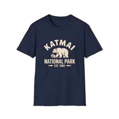 Katmai National Park Bear Graphic Unisex T-Shirt
