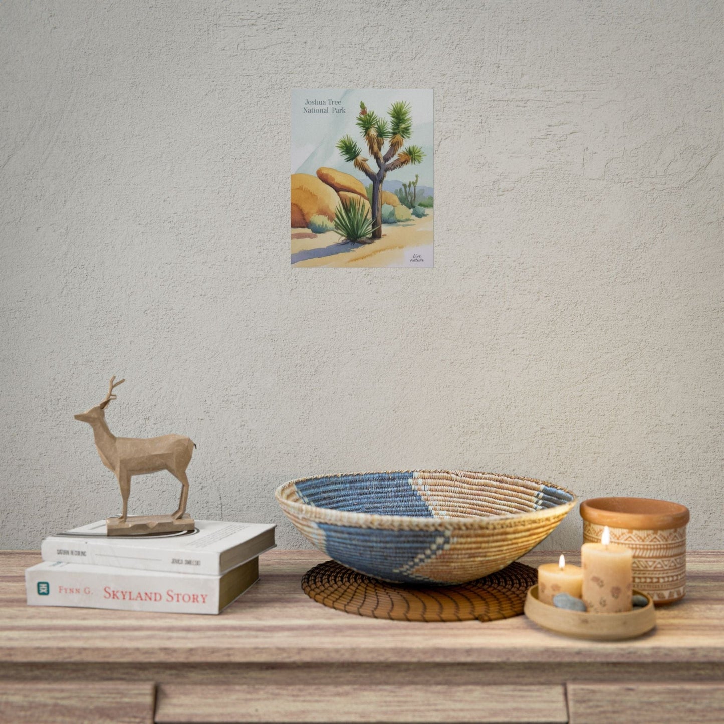 Joshua Tree National Park Watercolor Art Print