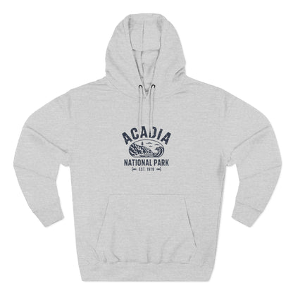 Acadia National Park Fleece Hoodie Ring Spun Cotton