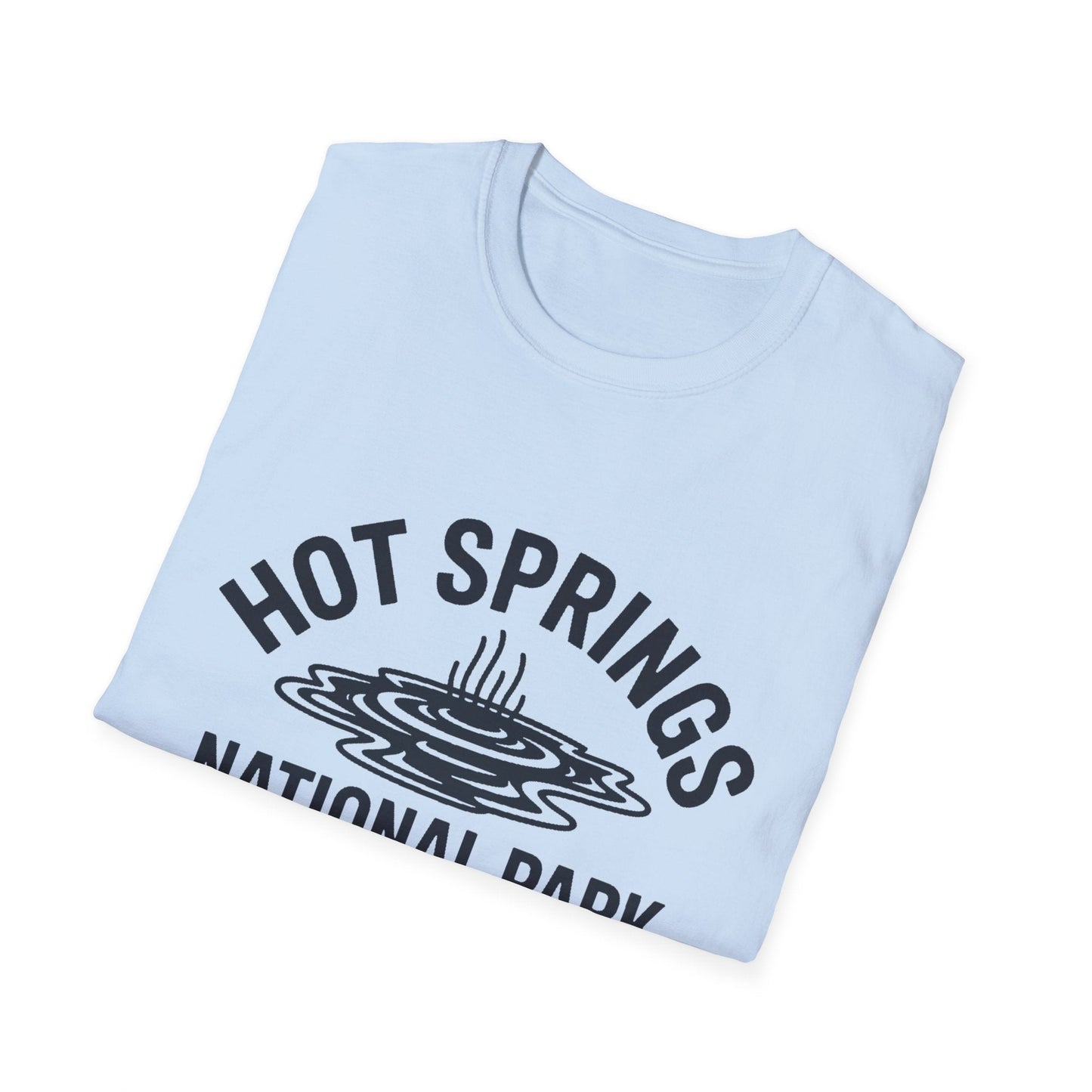 Hot Springs National Park Logo T-Shirt - White Cotton