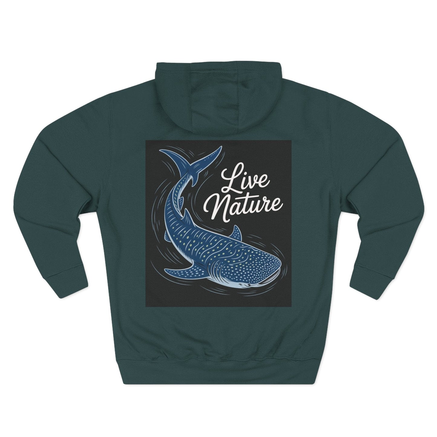 Three-Panel Fleece Hoodie