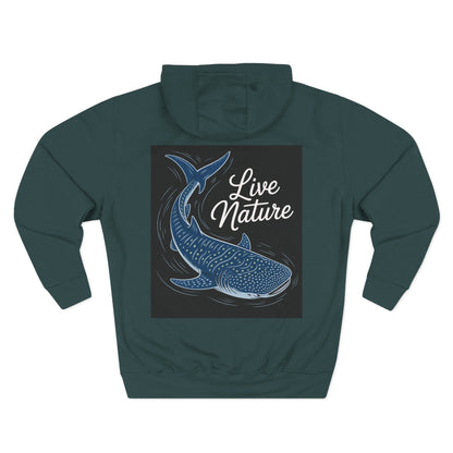 Three-Panel Fleece Hoodie