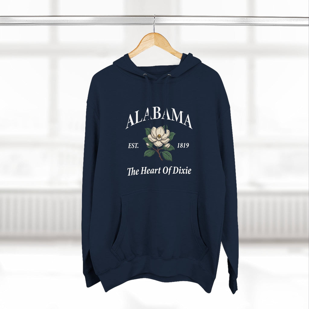 Alabama Magnolia Hoodie - Heart of Dixie Design