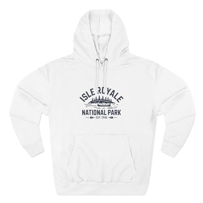 Isle Royale National Park Fleece Hoodie Cotton Blend