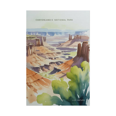 Canyonlands National Park Watercolor Art Print