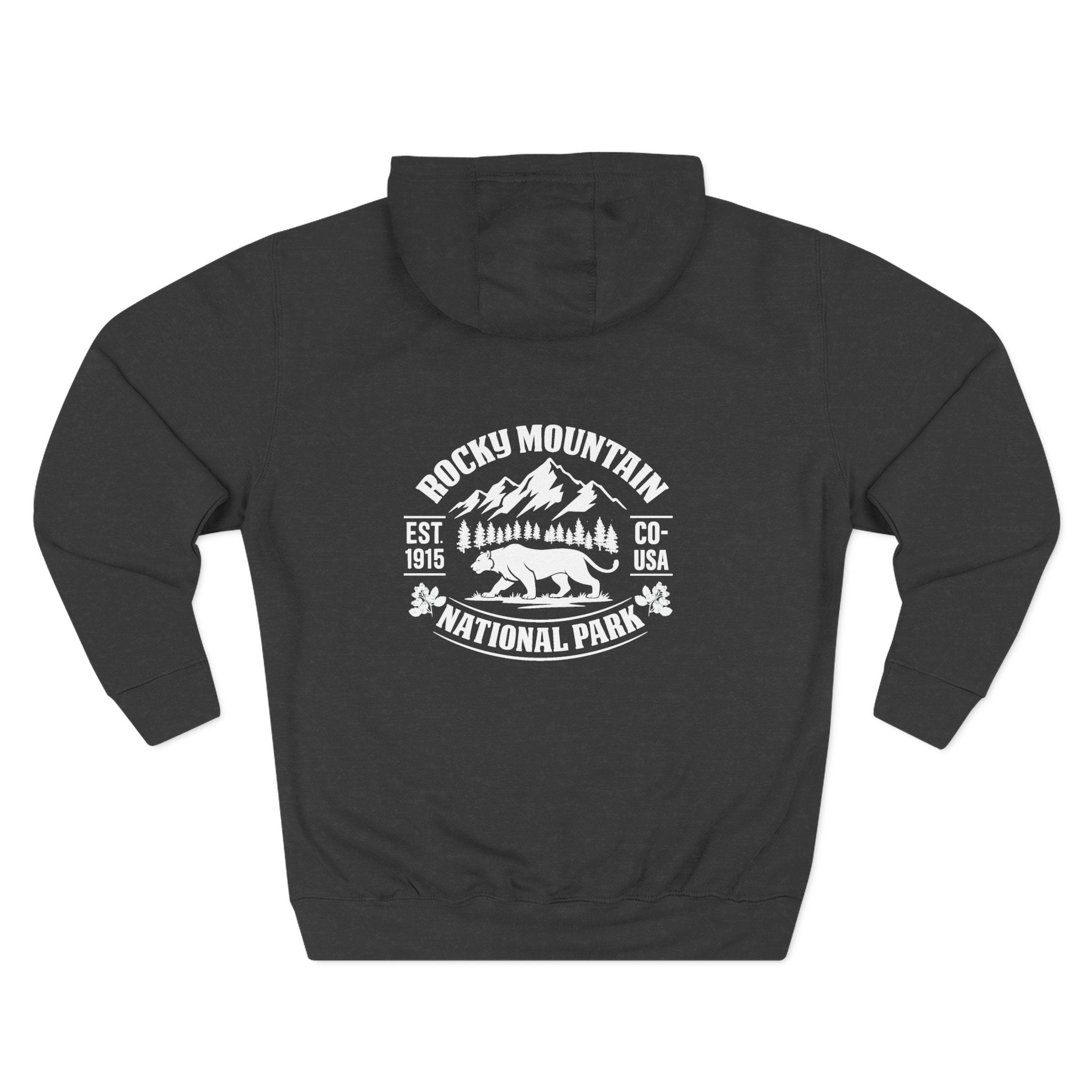 Vintage Mountain Hiking White Hoodie