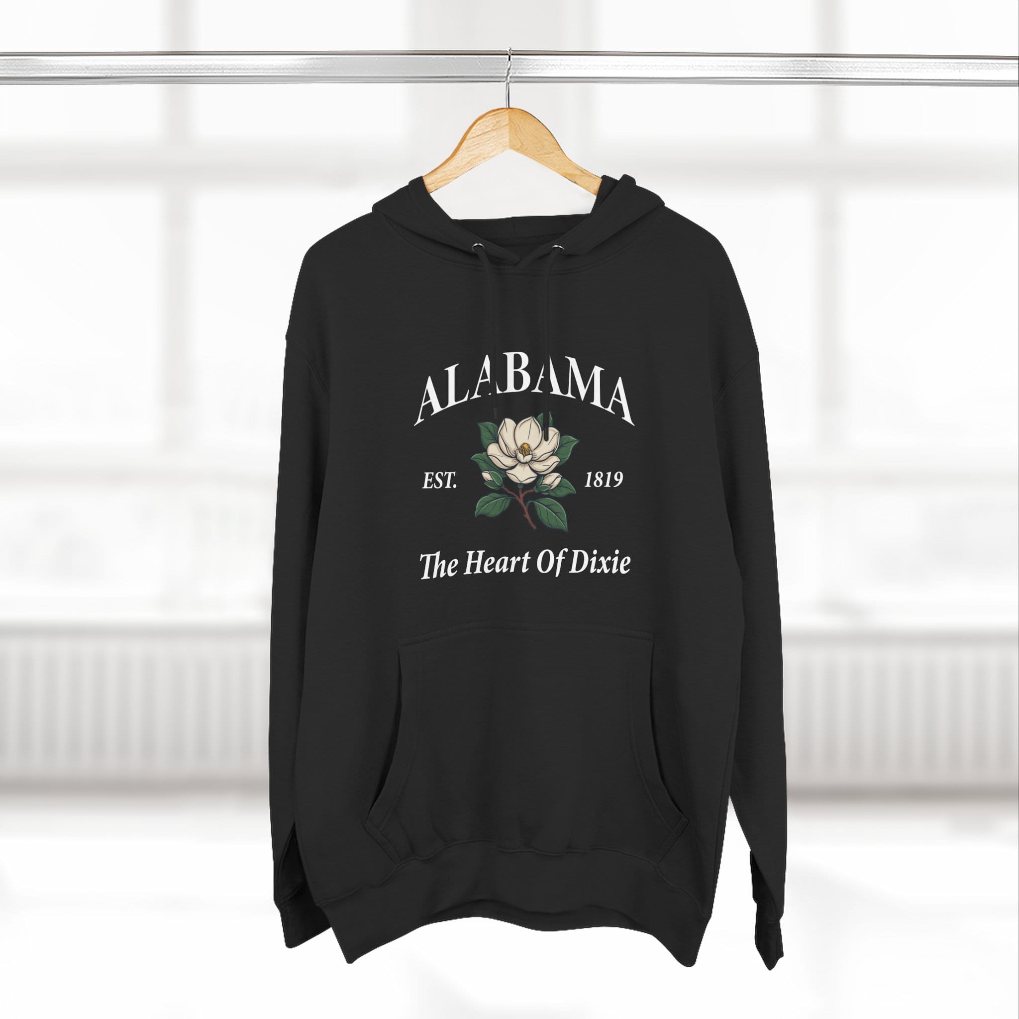 Alabama Magnolia Hoodie - Heart of Dixie Design