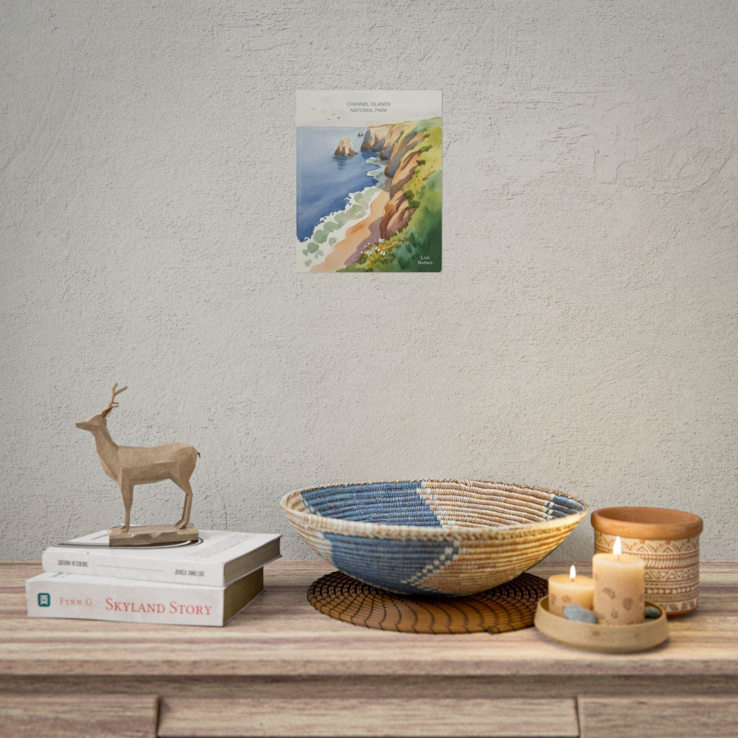Channel Islands National Park Watercolor Poster Print