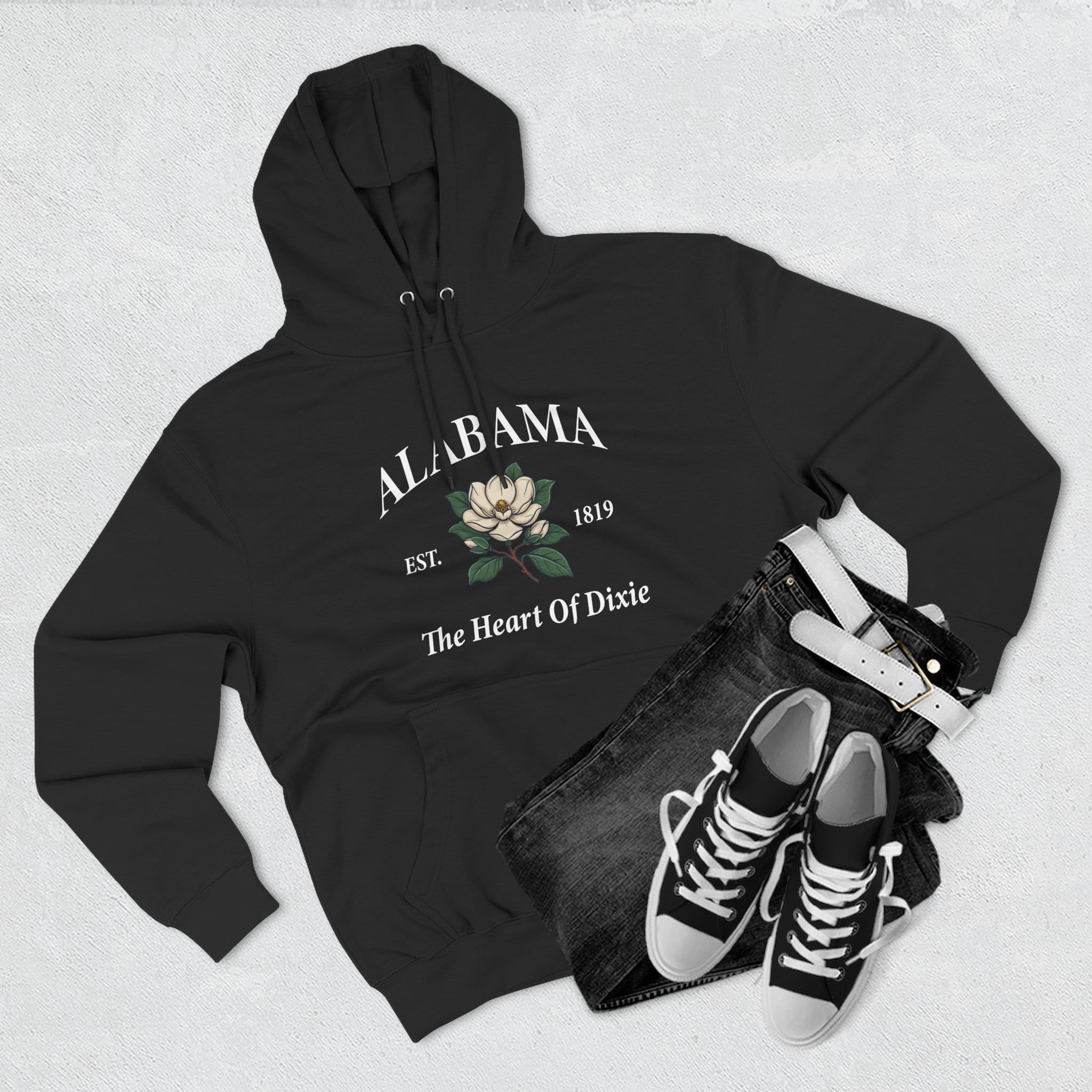 Alabama Magnolia Hoodie - Heart of Dixie Design