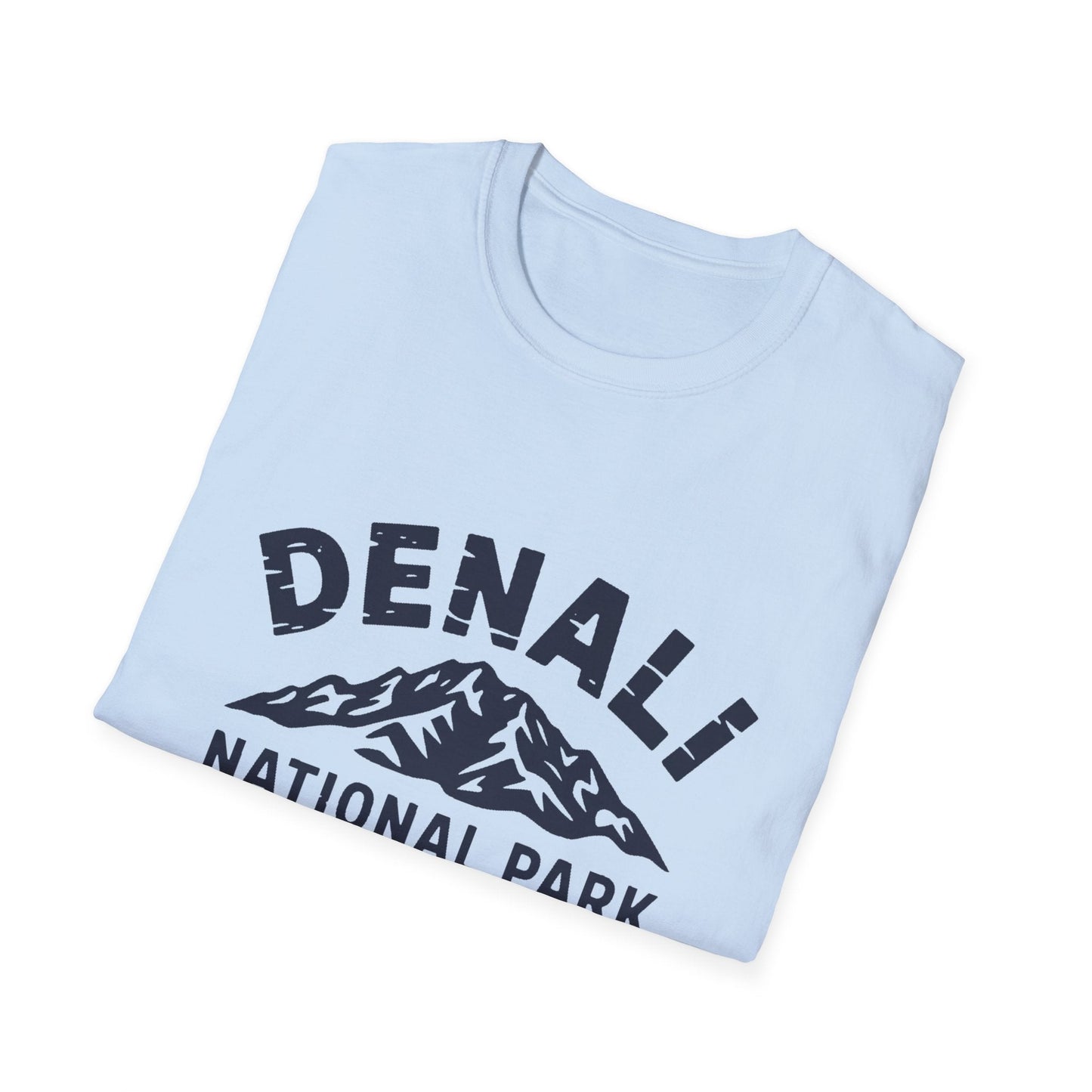 Denali National Park Logo T-Shirt - White Cotton Tee