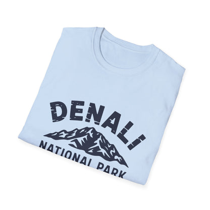Denali National Park Logo T-Shirt - White Cotton Tee
