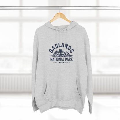 Badlands National Park Graphic Fleece Hoodie Cotton Blend