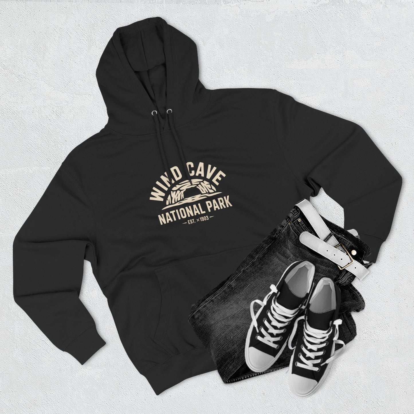 Wind Cave National Park Cotton Hoodie Limited Edition