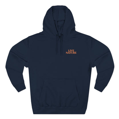 Three-Panel Fleece Hoodie - great smoky mountains (Front+Back) - Three-Panel Fleece Hoodie