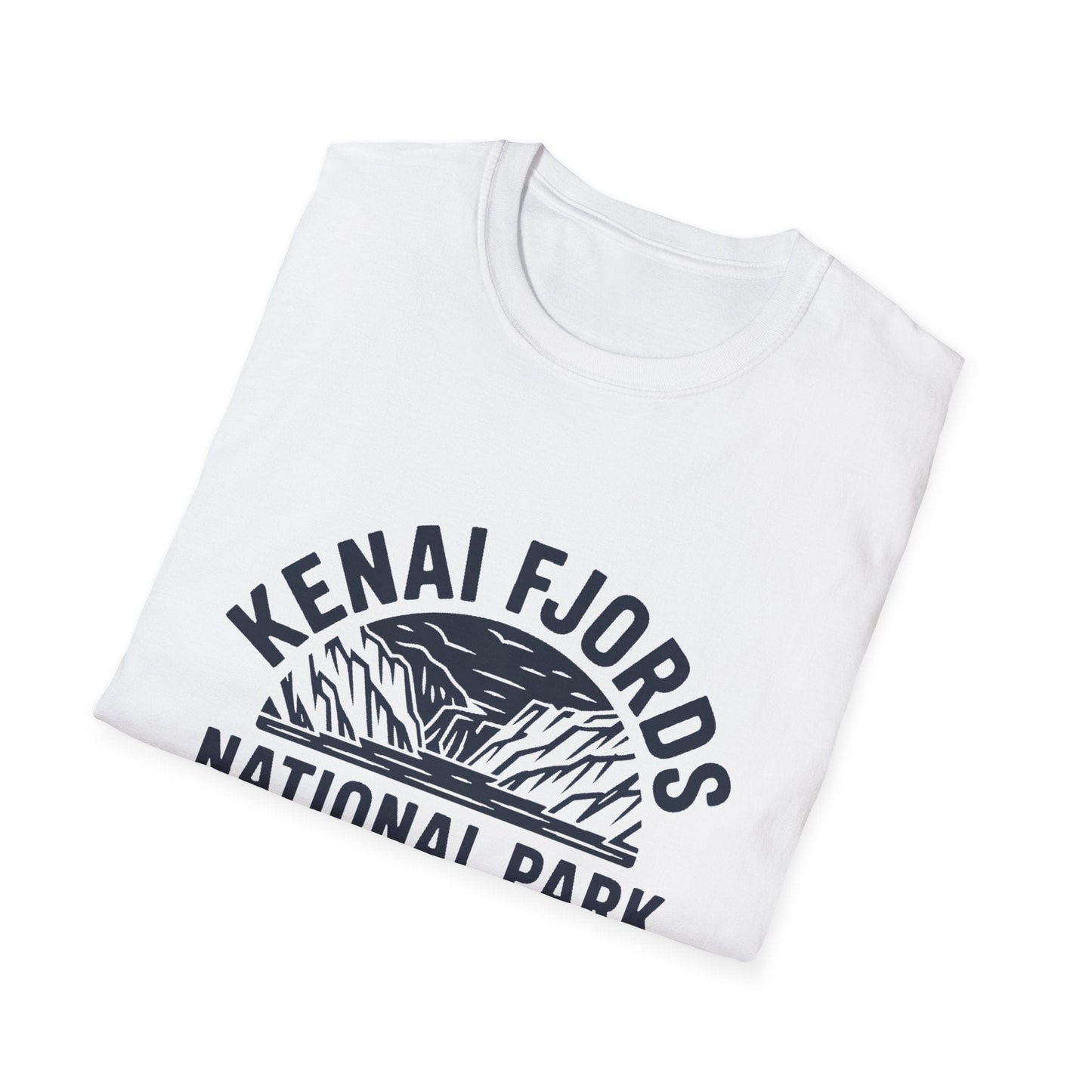 Kenai Fjords National Park Retro T-Shirt - Softstyle