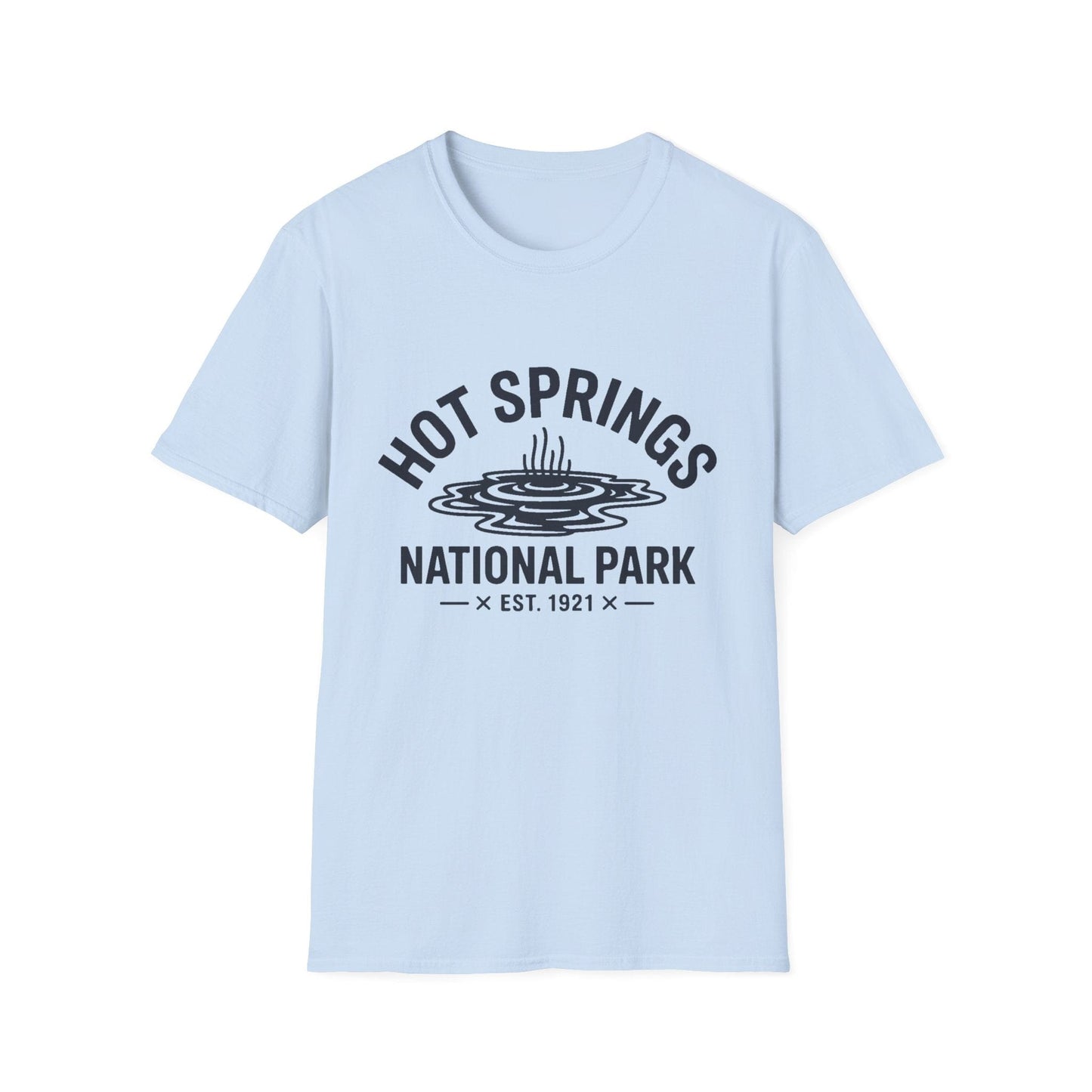 Hot Springs National Park Logo T-Shirt - White Cotton