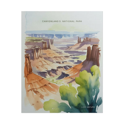 Canyonlands National Park Watercolor Art Print