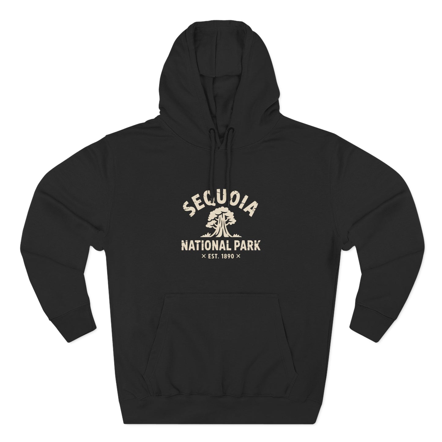 Sequoia National Park Fleece Hoodie Combed Cotton