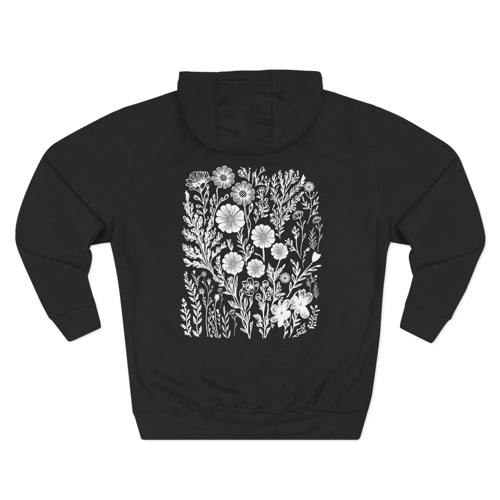 Three-Panel Fleece Hoodie