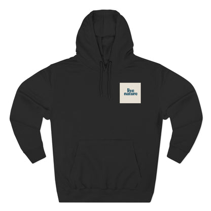 Live Nature Fleece Hoodie Ring Spun Cotton Design