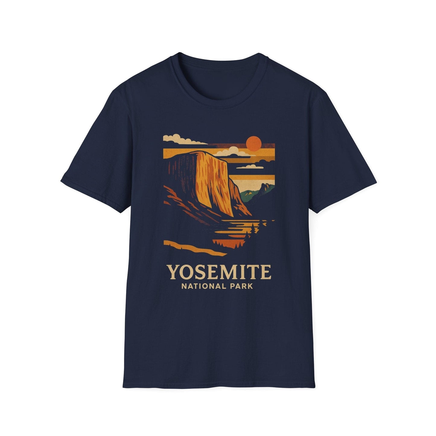 Unisex Softstyle T-Shirt - yosemite (Front Only) - Unisex Softstyle T-Shirt