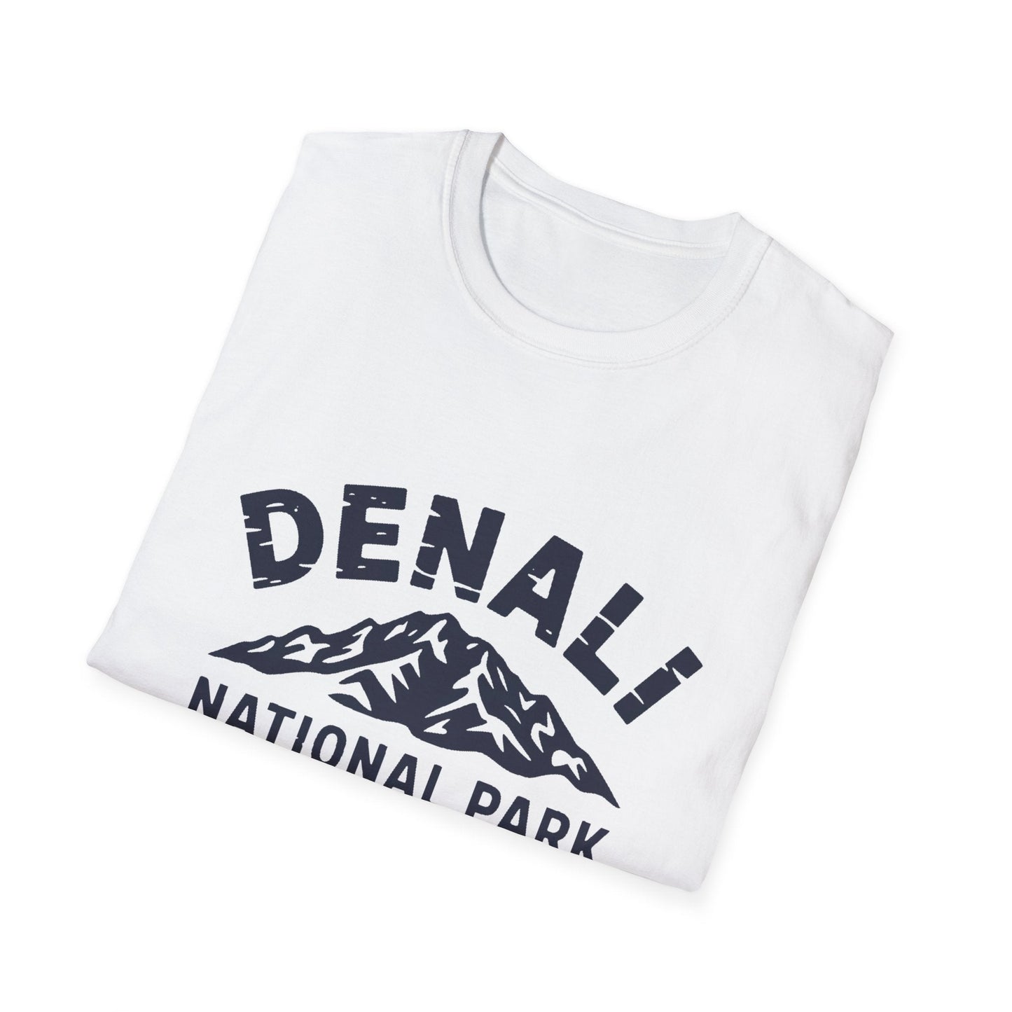 Denali National Park Logo T-Shirt - White Cotton Tee