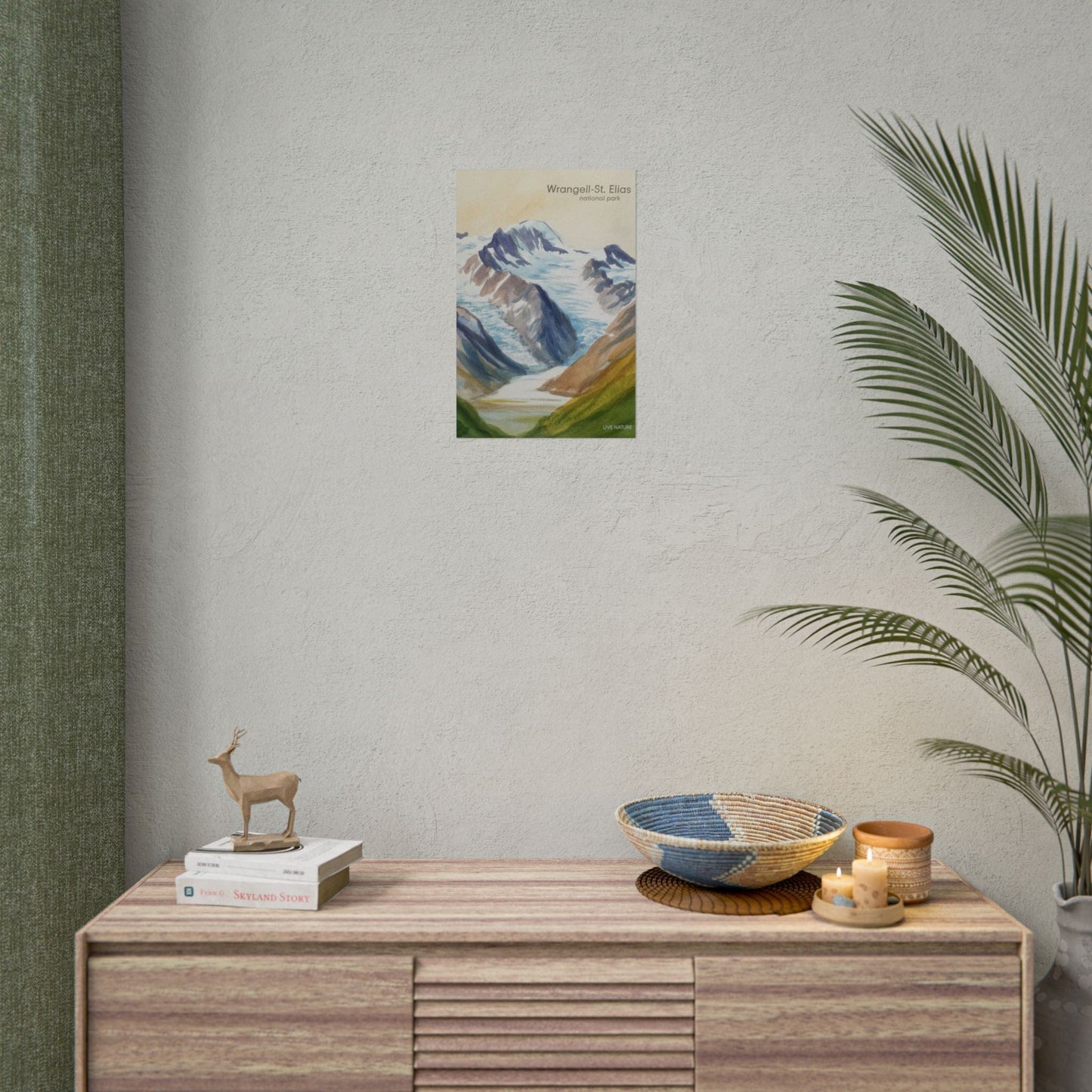 Wrangell-St. Elias National Park Watercolor Print