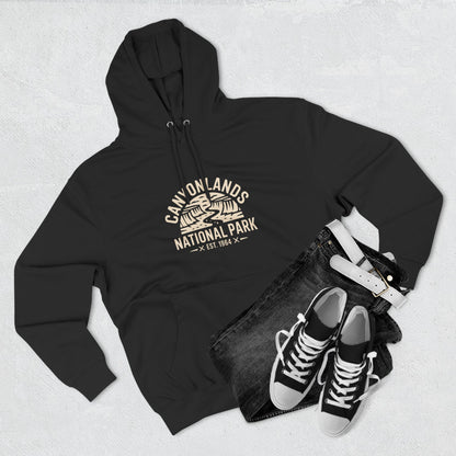 Canyonlands National Park Fleece Hoodie White