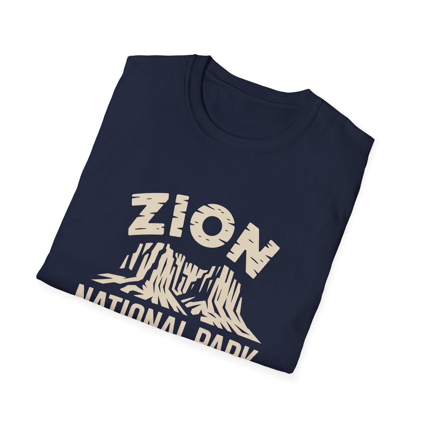 Zion National Park Graphic T-Shirt White Cotton