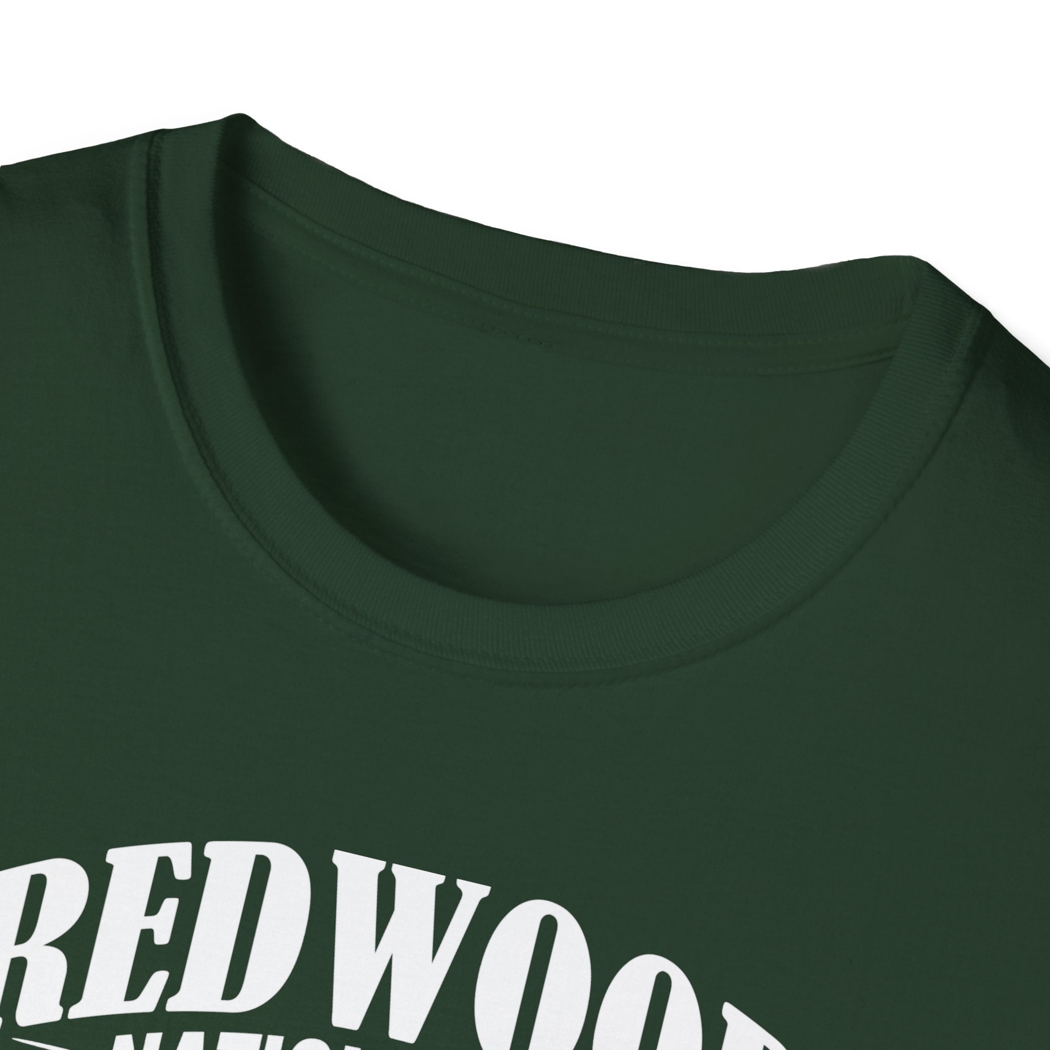 Redwood National Park Tee — Trail-Worn - Forest Green