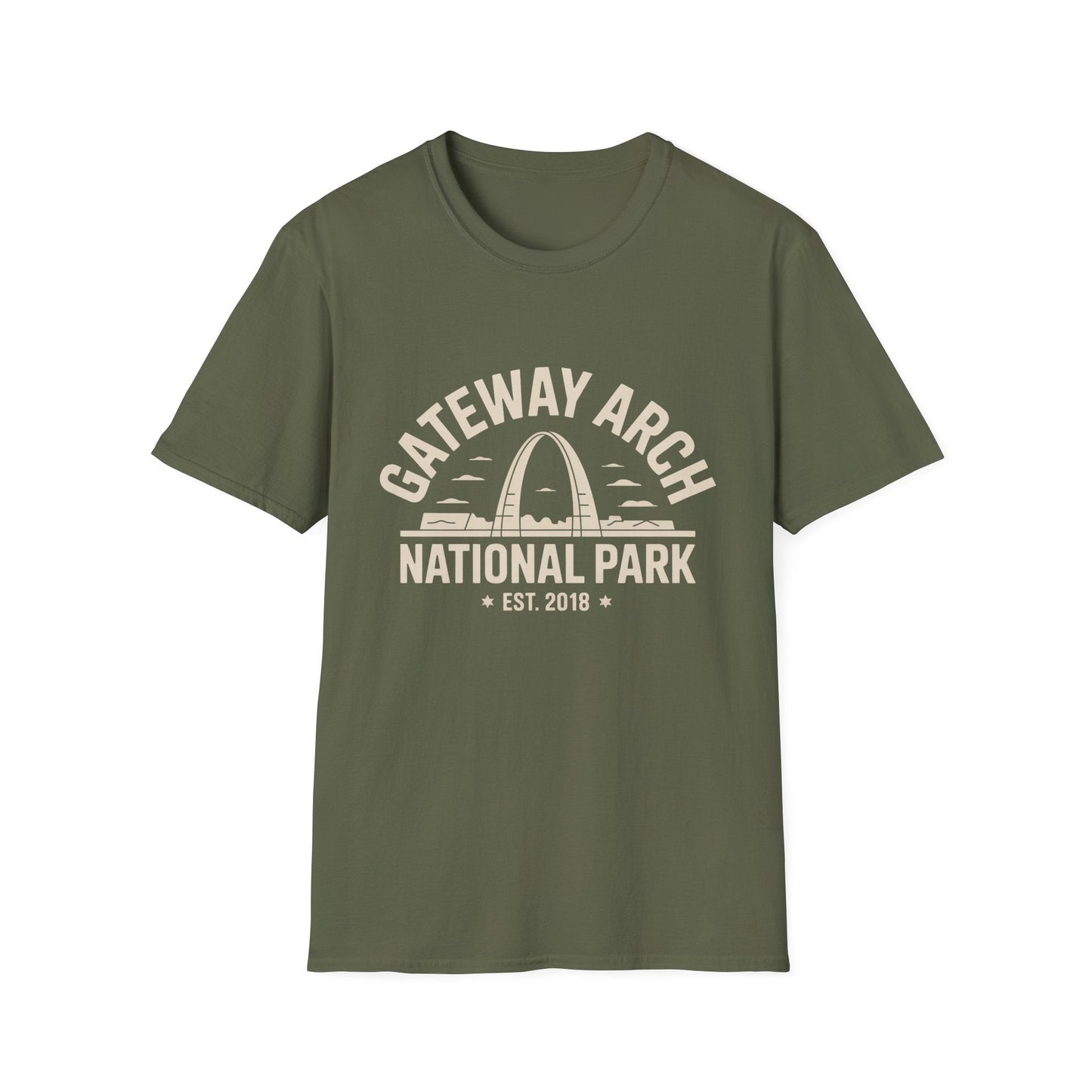 Gateway Arch National Park T-Shirt - Retro Design