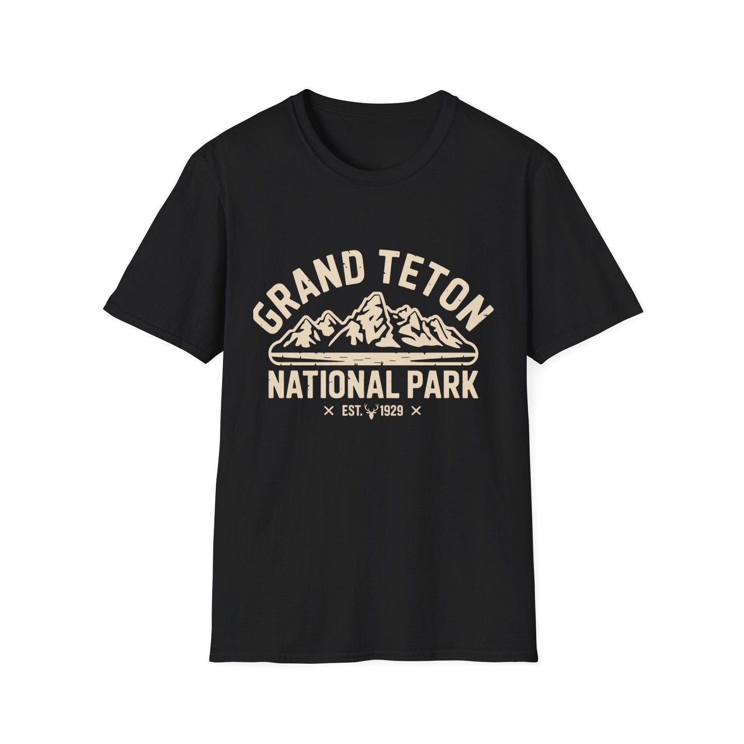 Grand Teton National Park Retro Graphic T-Shirt