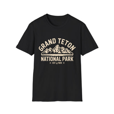 Grand Teton National Park Retro Graphic T-Shirt